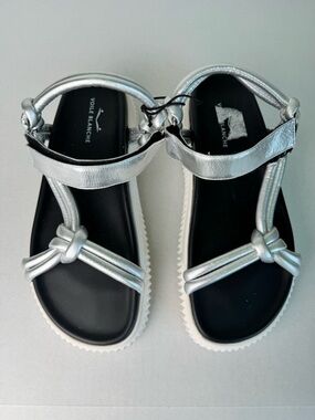 Voile Blanche Leather Technical Sandal